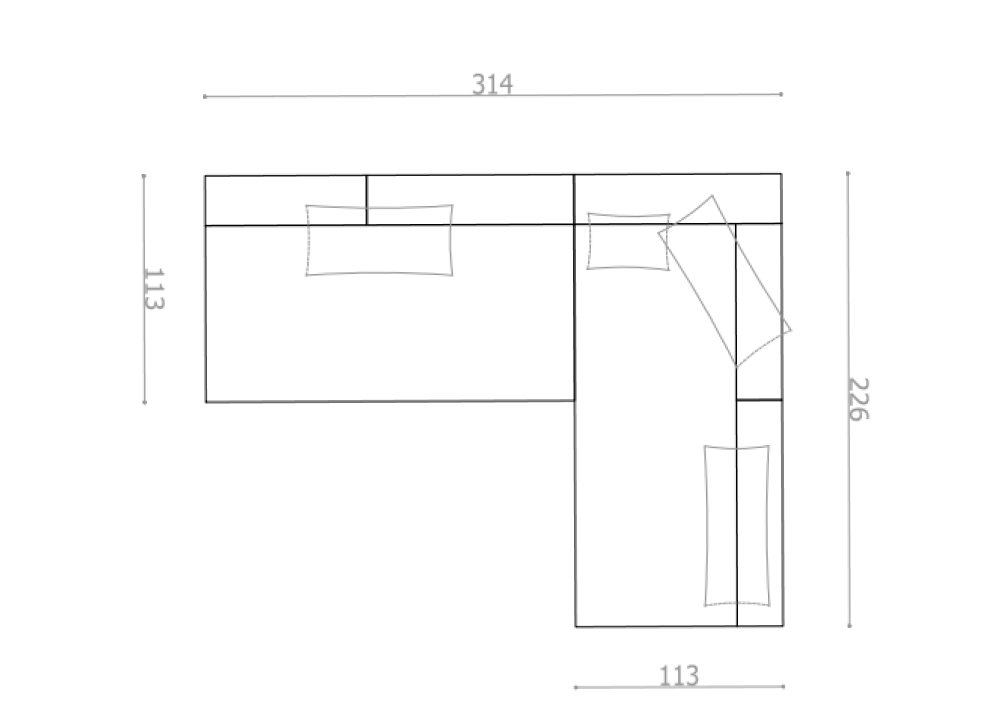 Bard L2 – Divano angolare