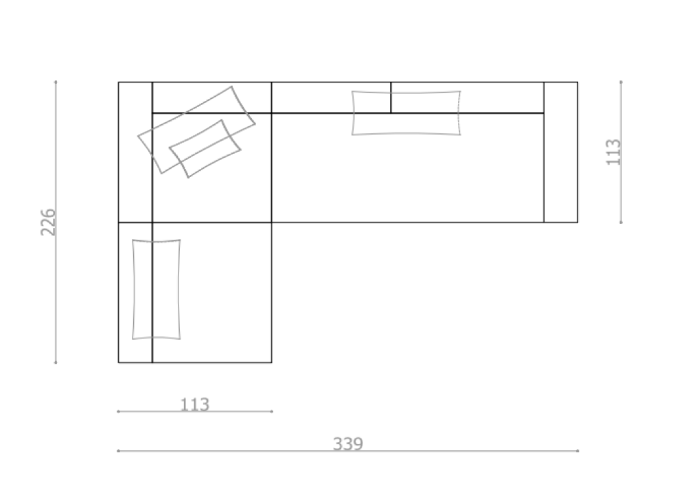 Bard L3 – Divano angolare