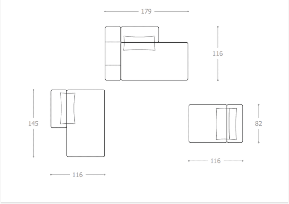 BonBon3 M+ &ndash; 2x due posti + poltrona