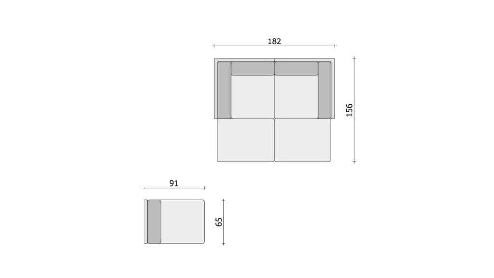 Clooods 3S2+ &ndash; 2x Poltrona + Poltrona