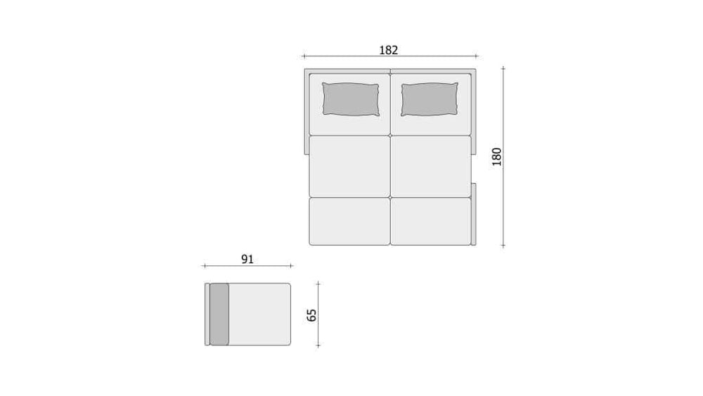 Clooods 3S2+ &ndash; Letto + Poltrona