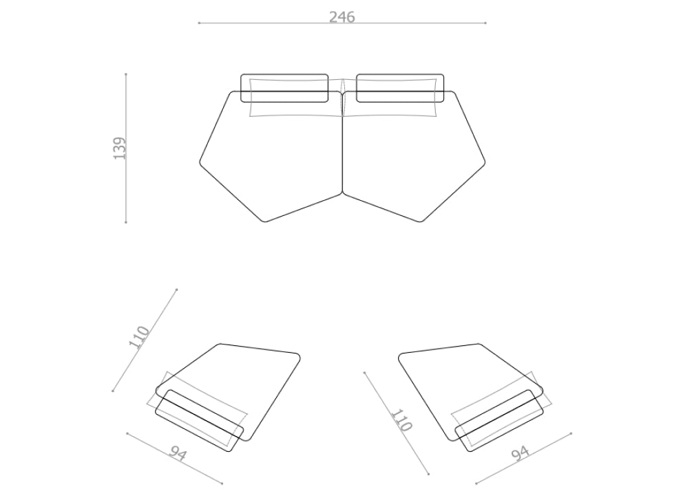 Matacao3 Archipelago &ndash; Due posti + 2x poltrona