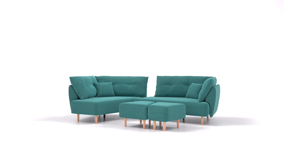 Fodere per  Diagon in ET-16: Turquoise