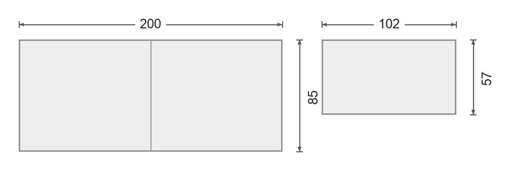 OIKO S &ndash; Letto + pouf
