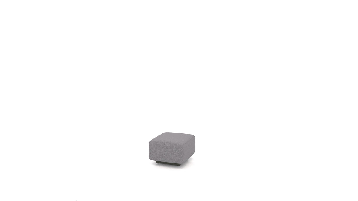 BonBon3 C elemento, elemento del divano modulare FEYDOM in tessuto Heim HM-95 Medium Grey