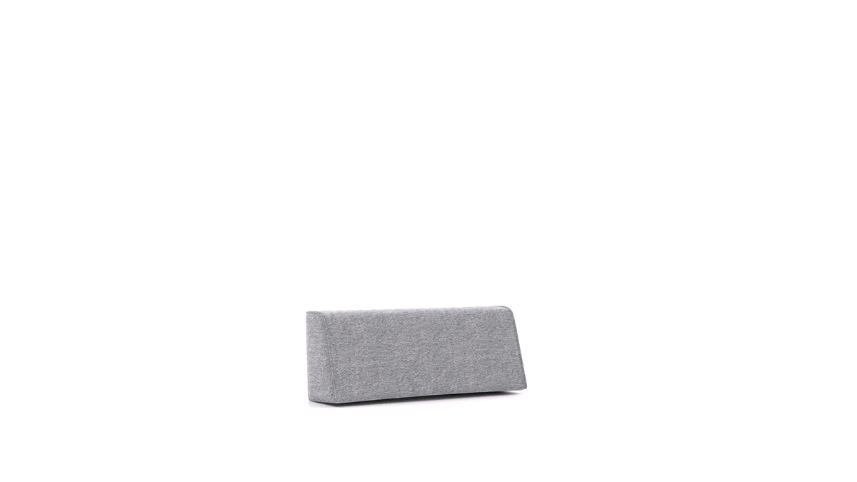 CasCais NA cuscino per la schiena, cuscino FEYDOM in tessuto Phoenix FE-92 Dark Grey
