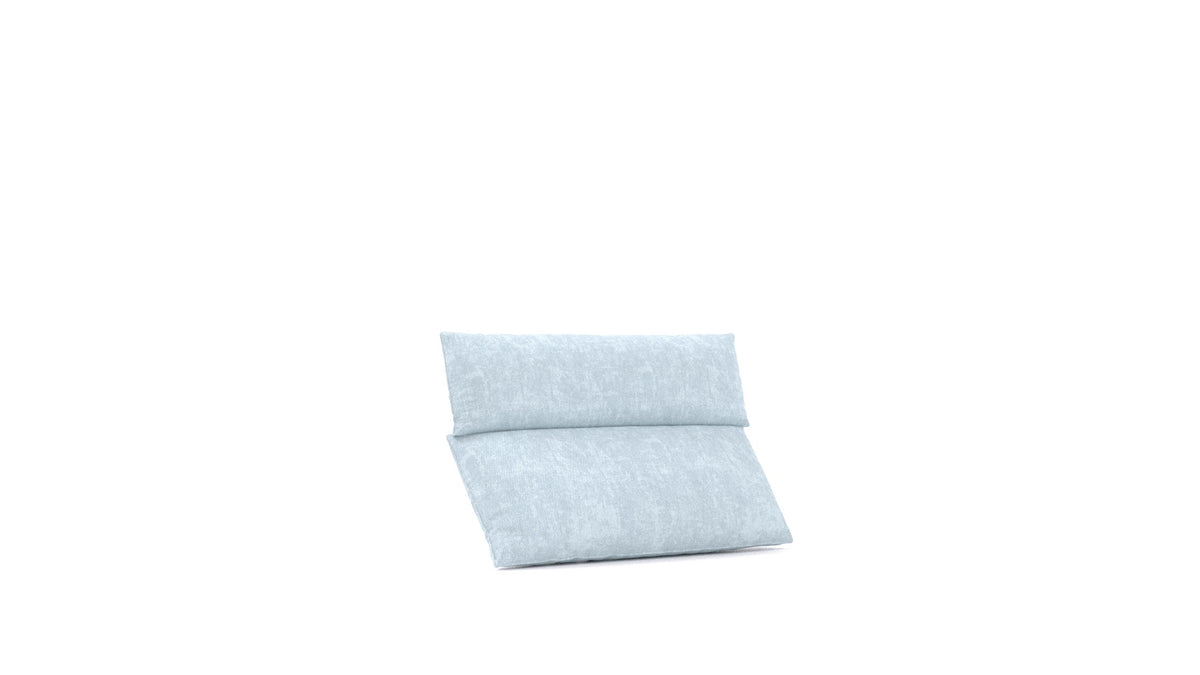 Cascais PPB cuscino (PB+CB), cuscino FEYDOM in tessuto Mollia FF-19 Pastel Blue