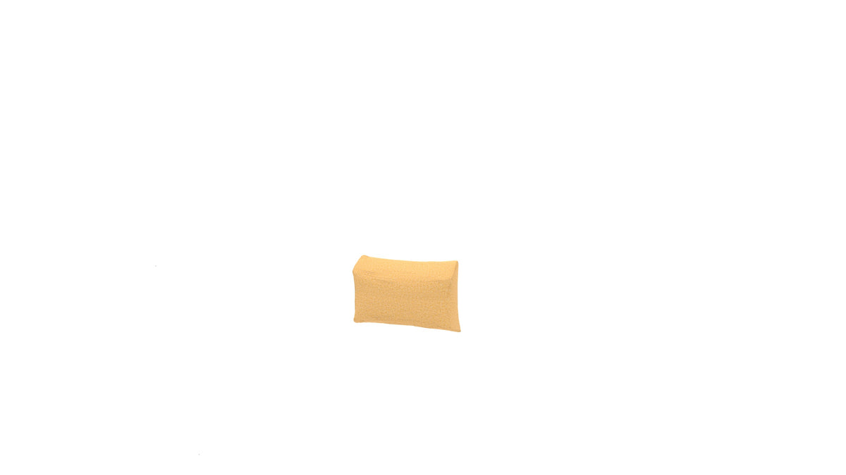 Clooods cuscino per la schiena, cuscino FEYDOM in tessuto Hygge HG-53 Yellow