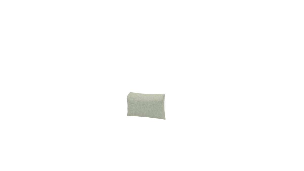 Clooods cuscino per la schiena, cuscino FEYDOM in tessuto Heim HM-34 Jade