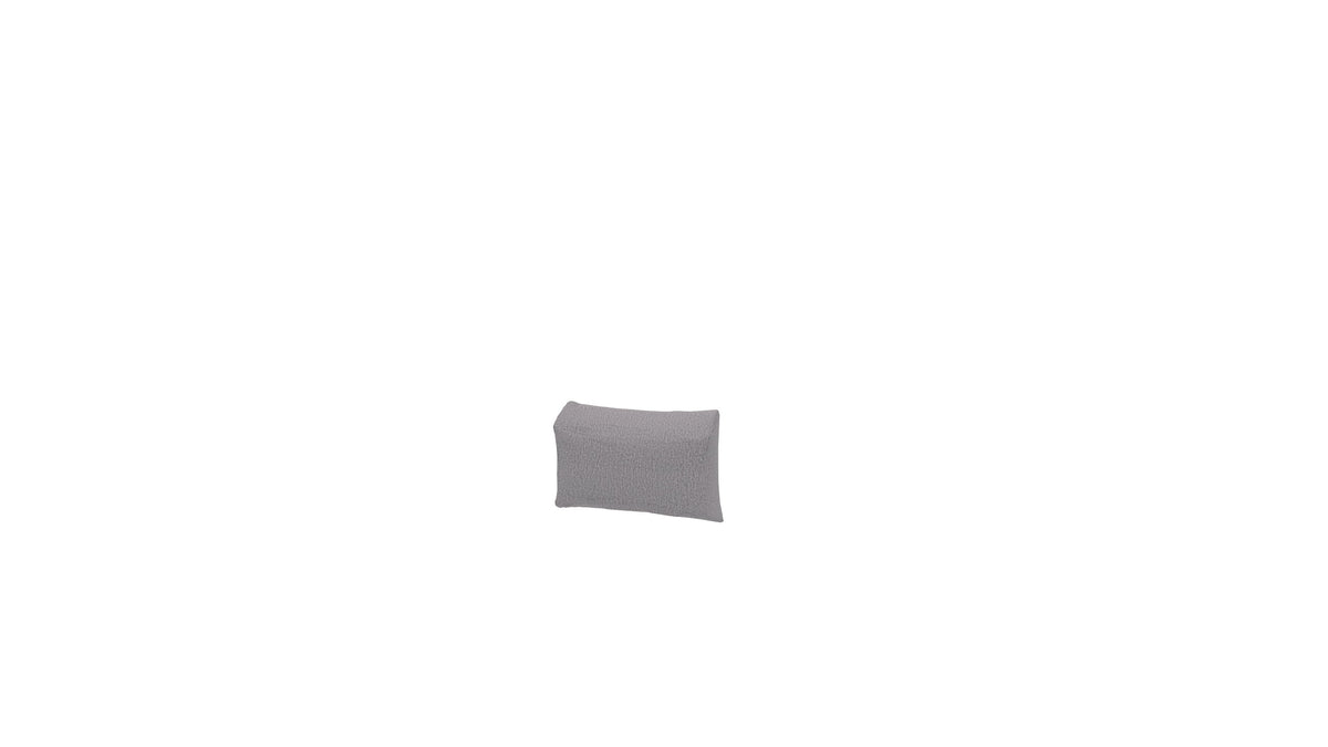 Clooods cuscino per la schiena, cuscino FEYDOM in tessuto Heim HM-95 Medium Grey
