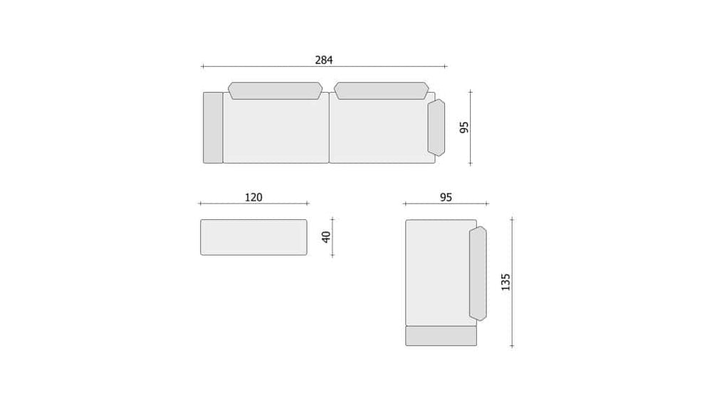 Choice 5 &ndash; Quattro posti + Due posti + Sgabelli