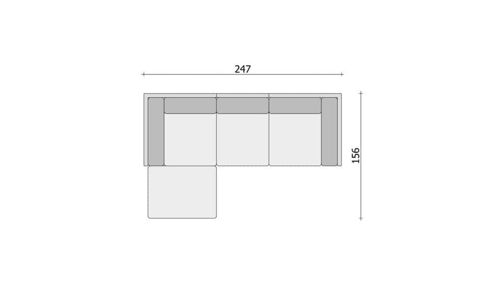 Clooods &ndash; Divano angolare