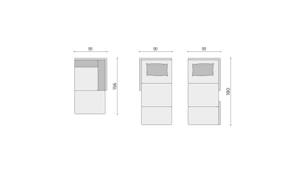 Clooods 4S+ &ndash; 2 letti + poltrona