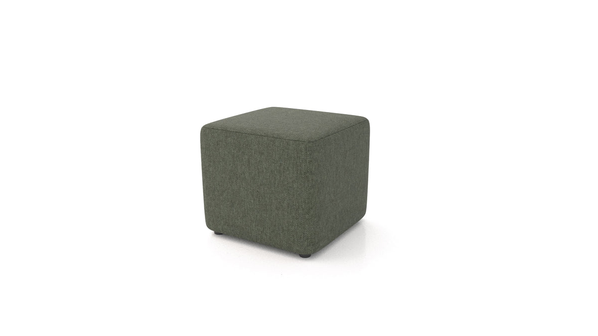 Pouf TA-1, pouf FEYDOM in tessuto Velare ET-38 Pine