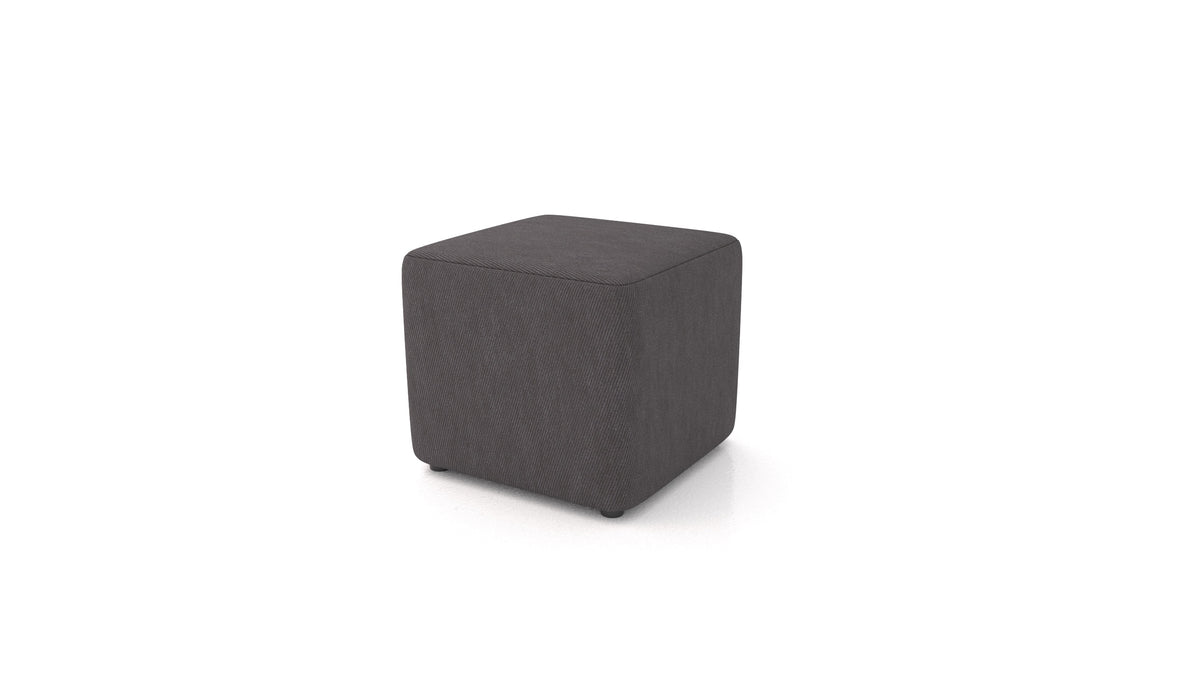 Pouf TA-1, pouf FEYDOM in tessuto Mollia FF-12 Dark Grey