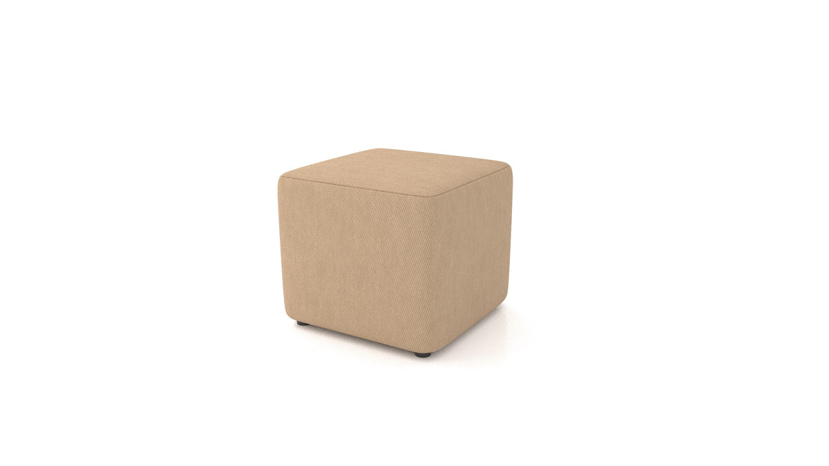 Pouf TA-1, pouf FEYDOM in tessuto Mollia FF-13 Cappuccino