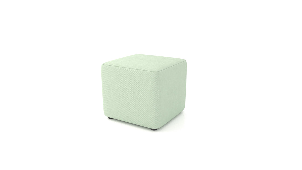 Pouf TA-1, pouf FEYDOM in tessuto Mollia FF-18 Mint