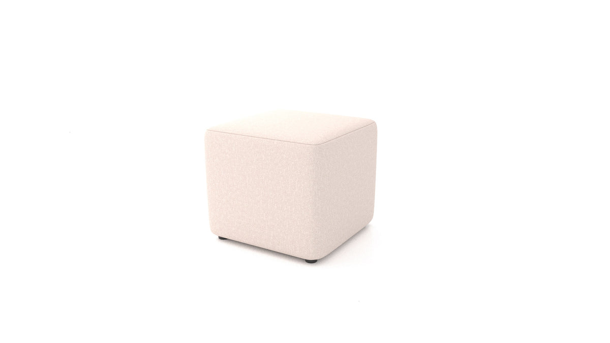 Pouf TA-1, pouf FEYDOM in tessuto Hygge HG-04 Natur