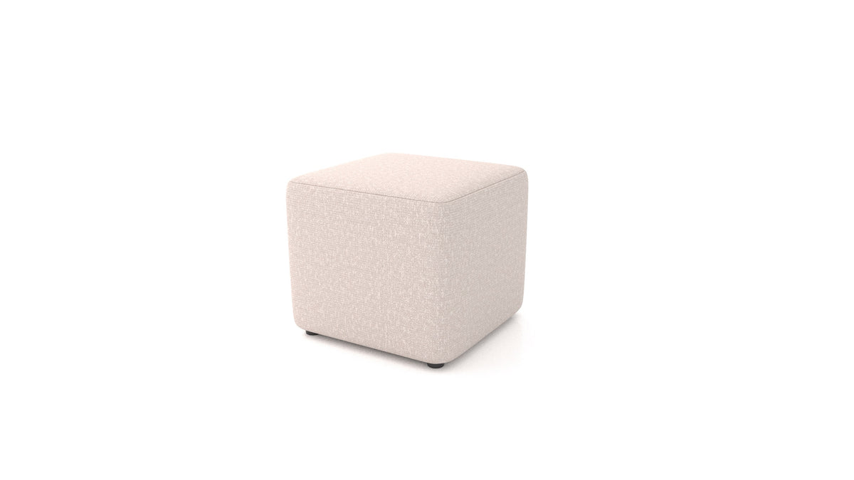 Pouf TA-1, pouf FEYDOM in tessuto Hygge HG-08 Cappuccino