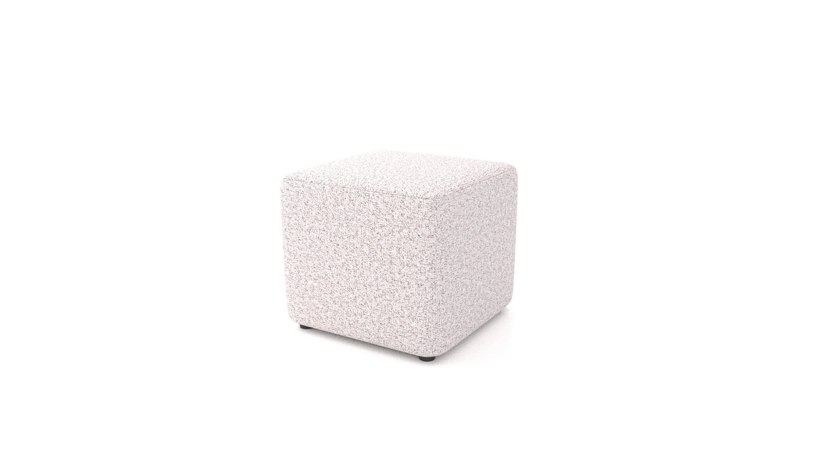 Pouf TA-1, pouf FEYDOM in tessuto Hygge HG-09 Light Grey