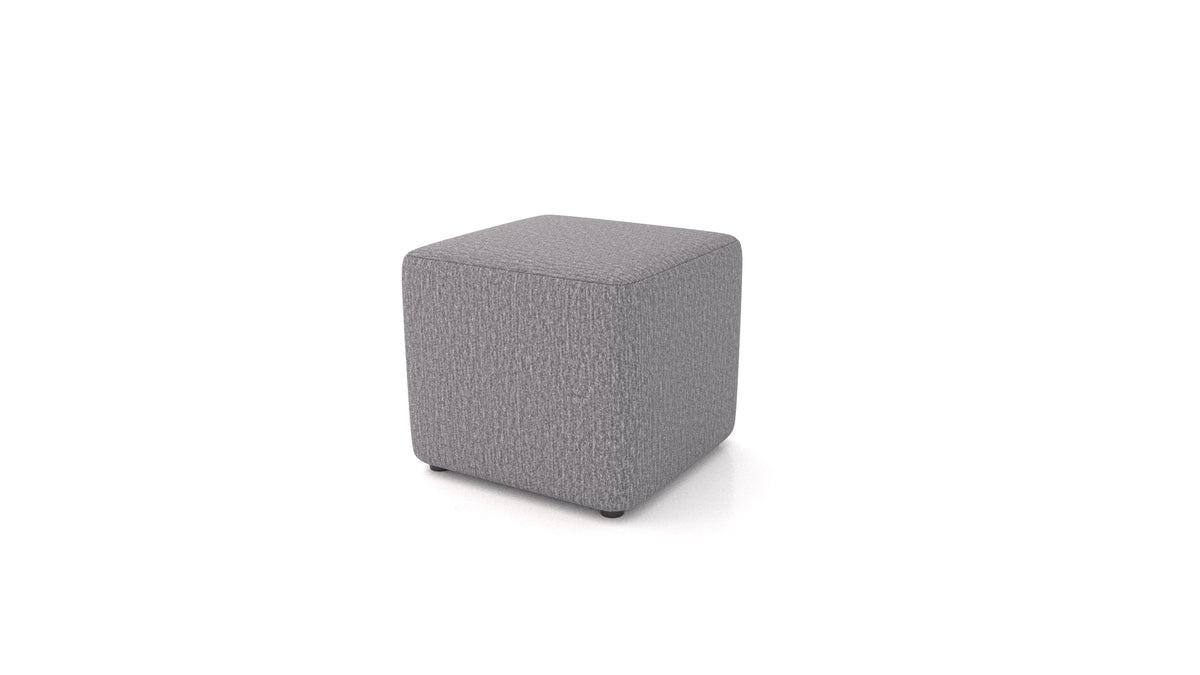 Pouf TA-1, pouf FEYDOM in tessuto Heim HM-95 Medium Grey