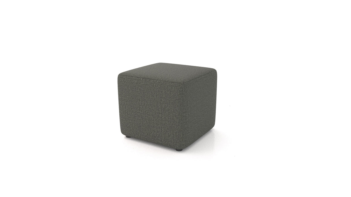 Pouf TA-1, pouf FEYDOM in tessuto Heim HM-98 Dark Grey