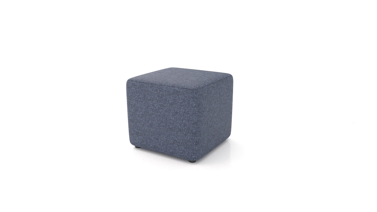 Pouf TA-1, pouf FEYDOM in tessuto Icon IC-79 Deep Blue