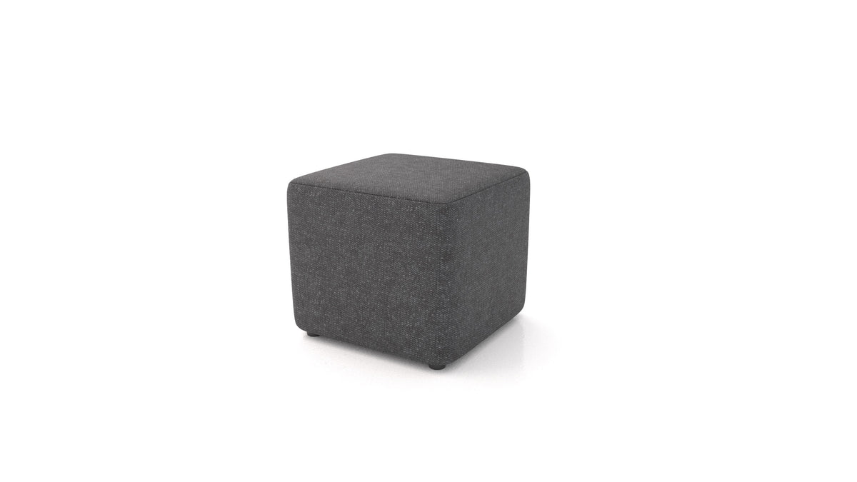 Pouf TA-1, pouf FEYDOM in tessuto Icon IC-99 Umbra