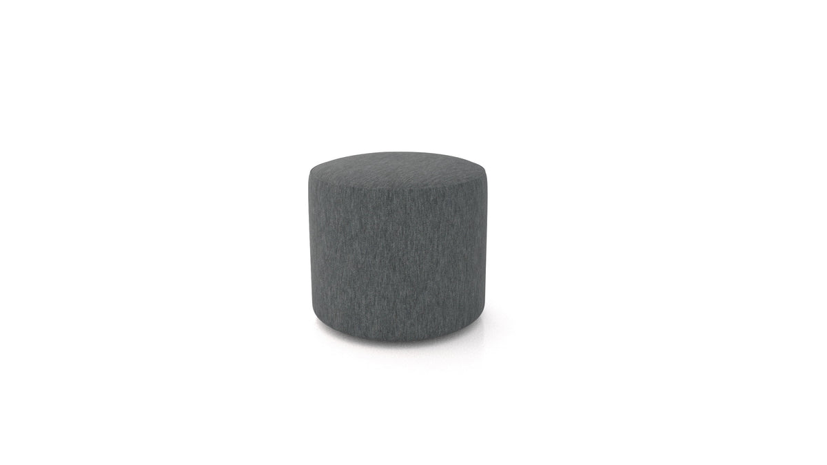 Pouf TA-2, pouf FEYDOM in tessuto Astra AT-88 Dark Grey