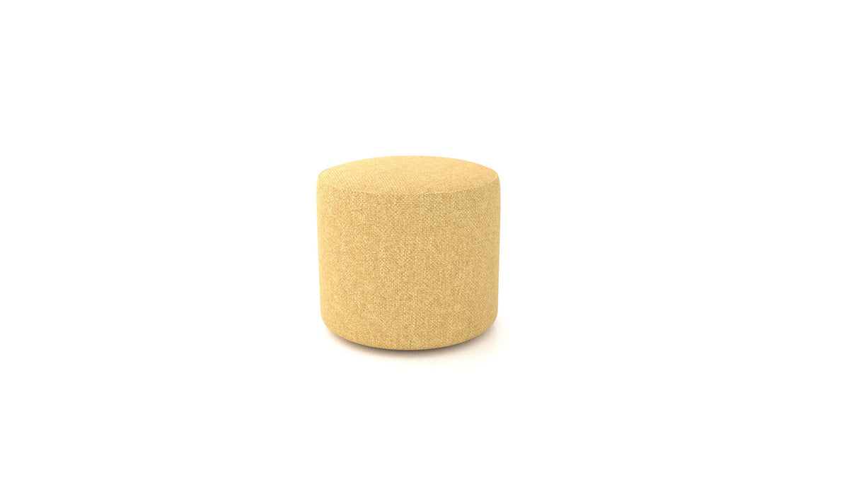 Pouf TA-2, pouf FEYDOM in tessuto Alure DE-48 Yellow