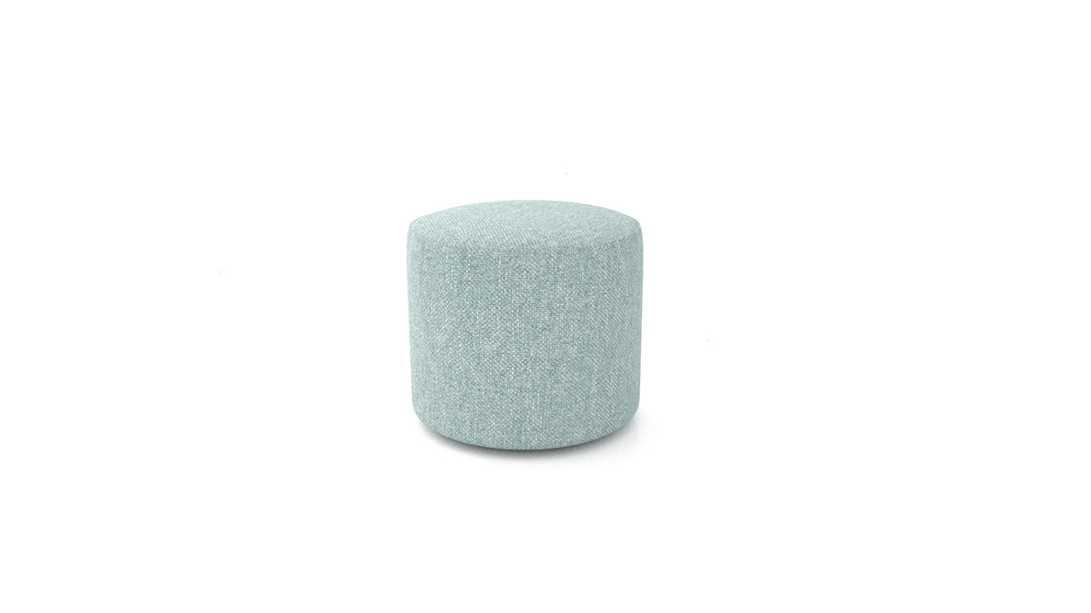 Pouf TA-2, pouf FEYDOM in tessuto Alure DE-75 Pastel Blue