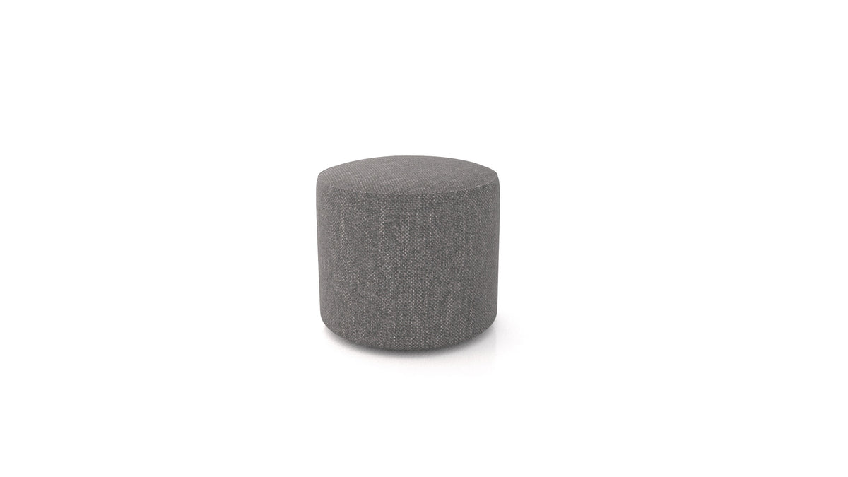 Pouf TA-2, pouf FEYDOM in tessuto Alure DE-92 Middle Grey