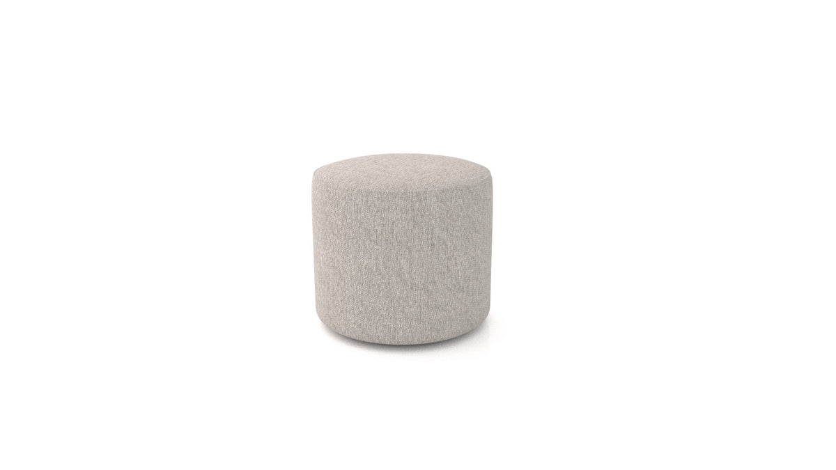 Pouf TA-2, pouf FEYDOM in tessuto Phoenix FE-84 Middle Grey