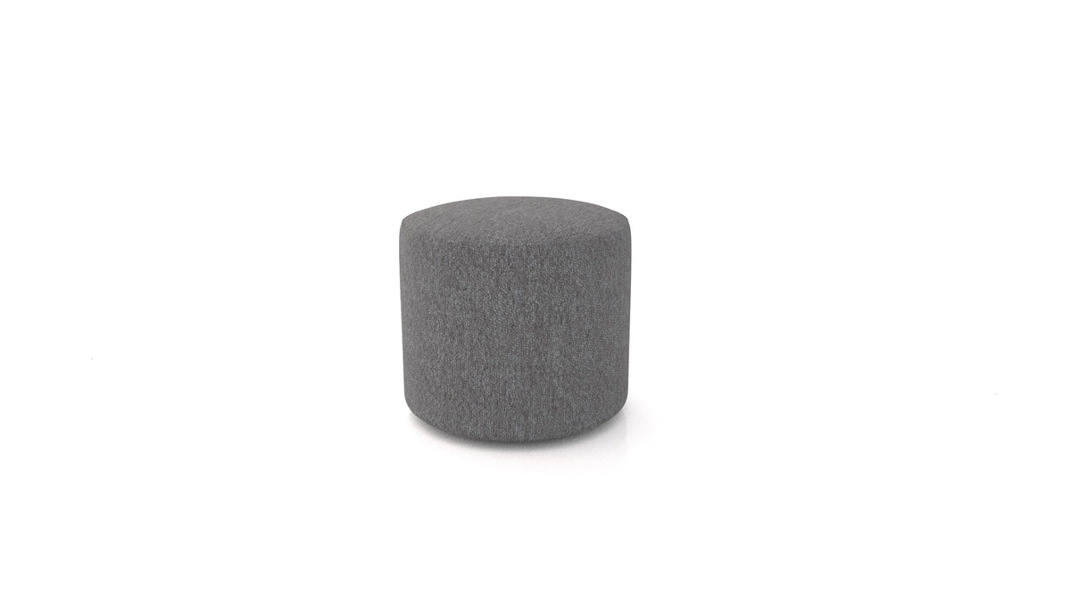 Pouf TA-2, pouf FEYDOM in tessuto Phoenix FE-92 Dark Grey
