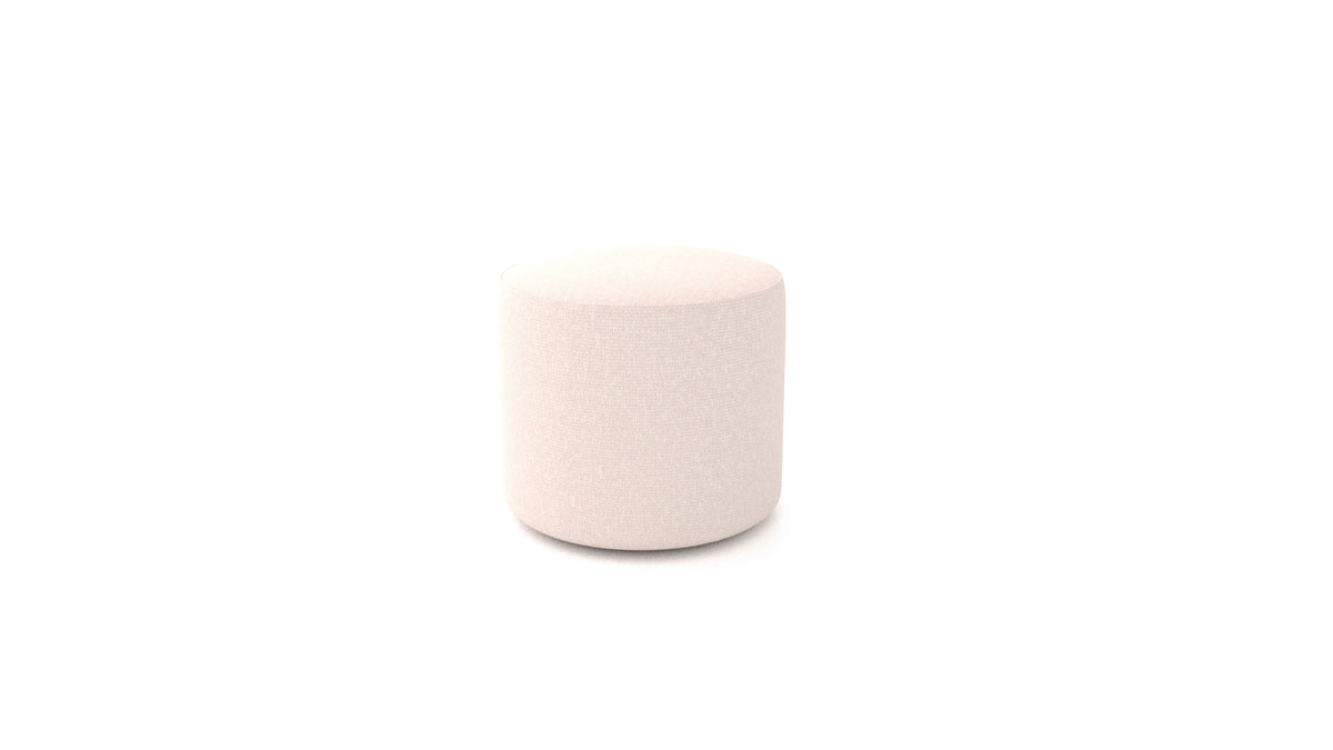 Pouf TA-2, pouf FEYDOM in tessuto Hygge HG-04 Natur