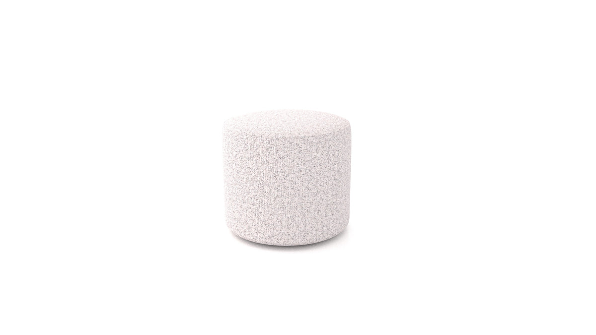 Pouf TA-2, pouf FEYDOM in tessuto Hygge HG-09 Light Grey