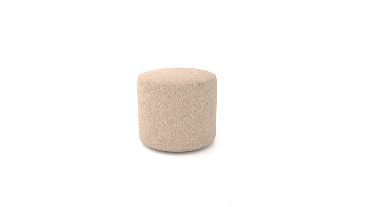 Pouf TA-2, pouf FEYDOM in tessuto Icon IC-06 Cappuccino
