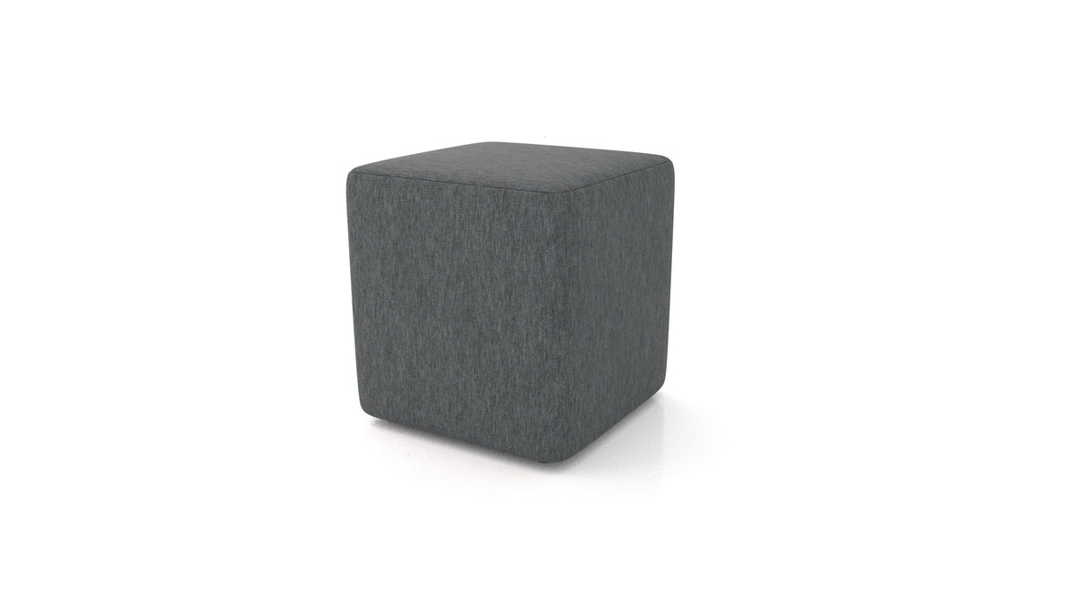 Pouf TA-3, pouf FEYDOM in tessuto Astra AT-88 Dark Grey