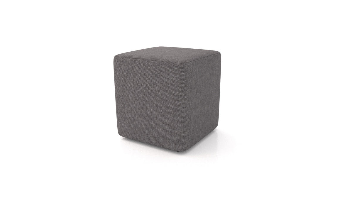 Pouf TA-3, pouf FEYDOM in tessuto Velare ET-12 Dark Grey