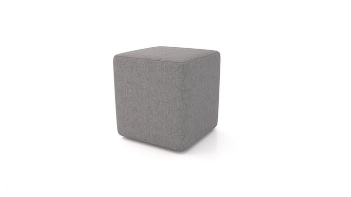 Pouf TA-3, pouf FEYDOM in tessuto Velare ET-14 Middle Grey