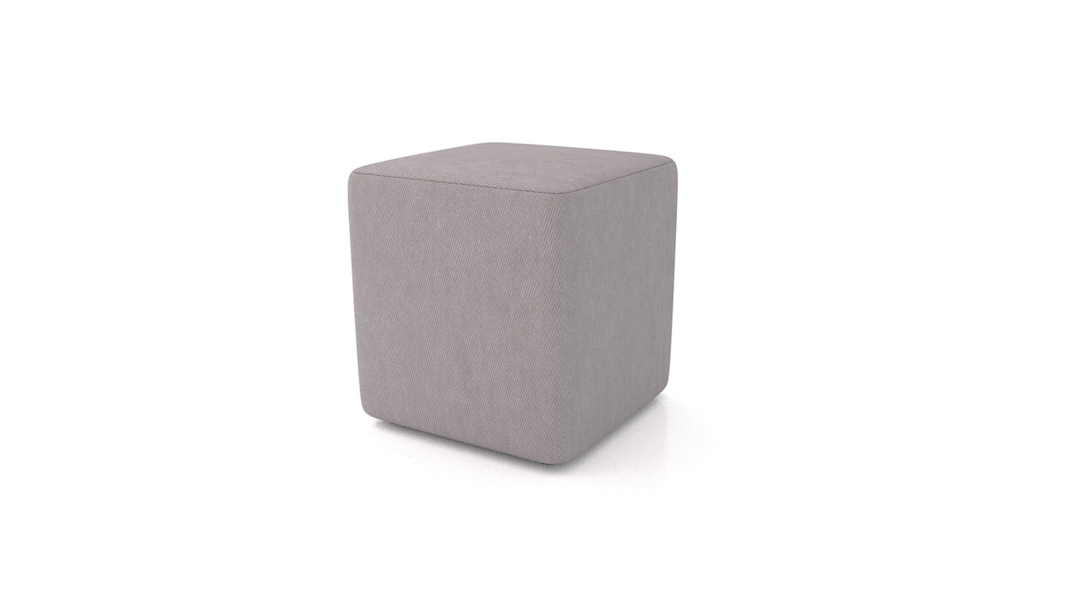 Pouf TA-3, pouf FEYDOM in tessuto Mollia FF-14 Middle Grey