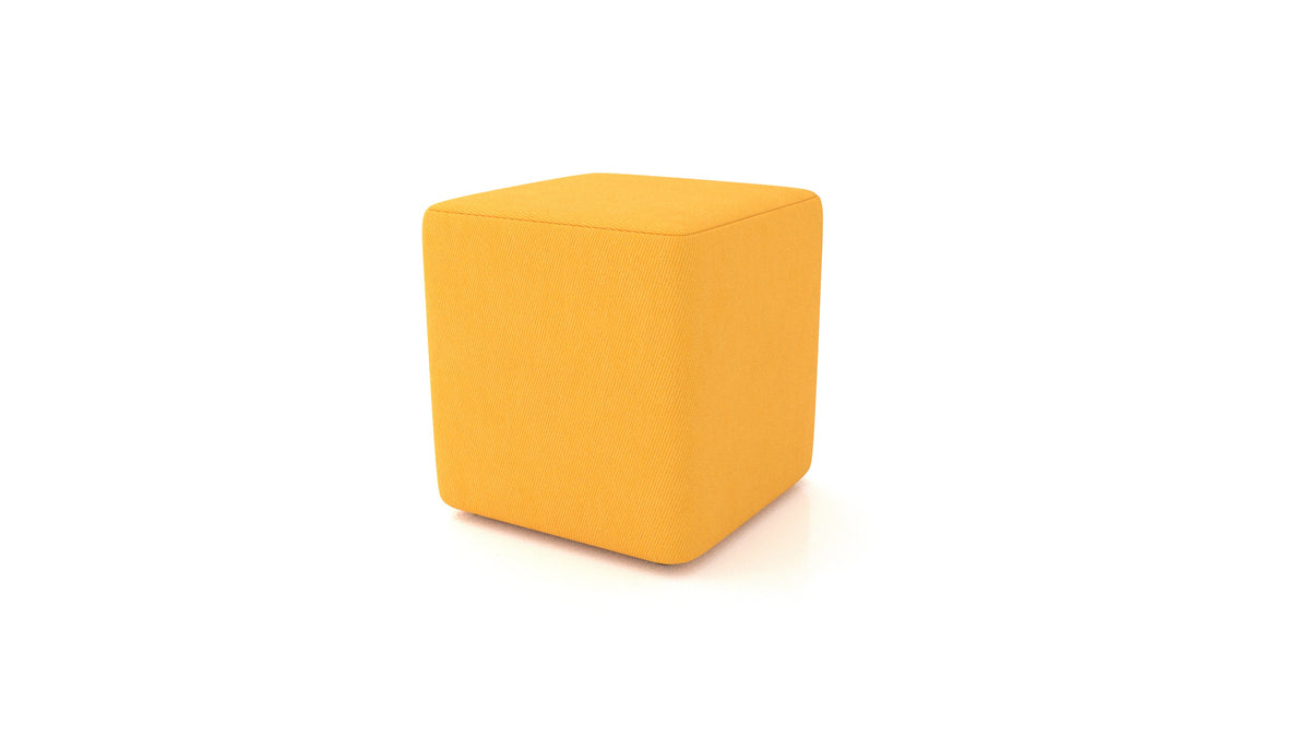 Pouf TA-3, pouf FEYDOM in tessuto Mollia FF-16 Yellow