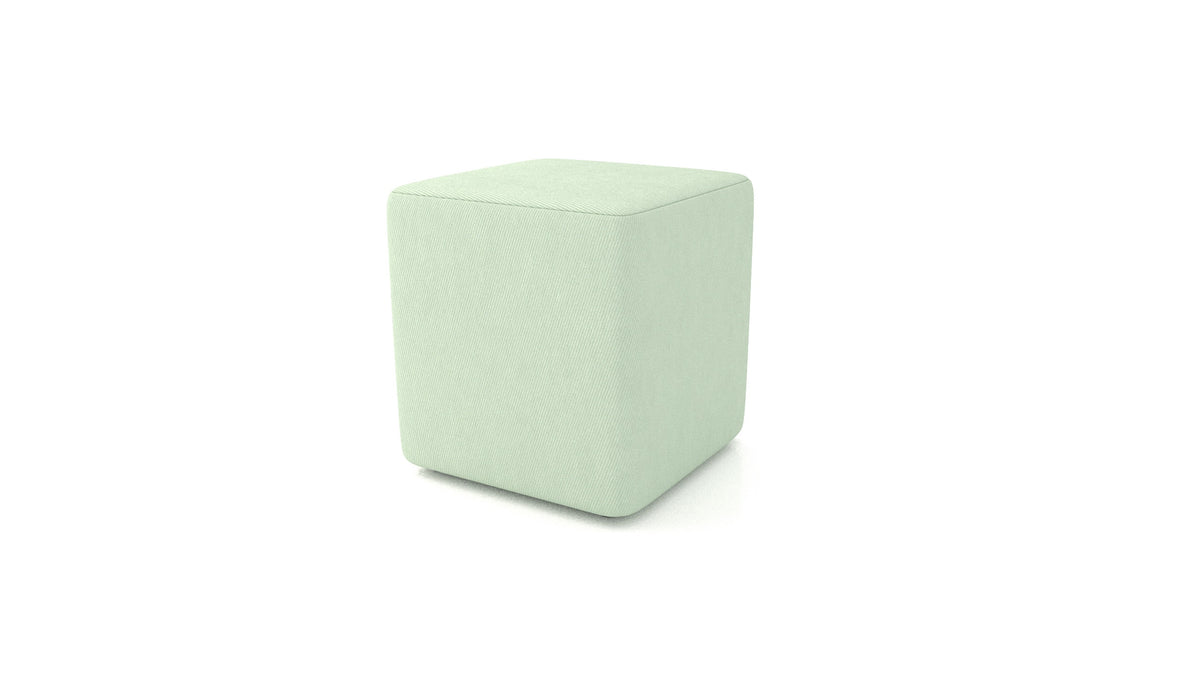 Pouf TA-3, pouf FEYDOM in tessuto Mollia FF-18 Mint