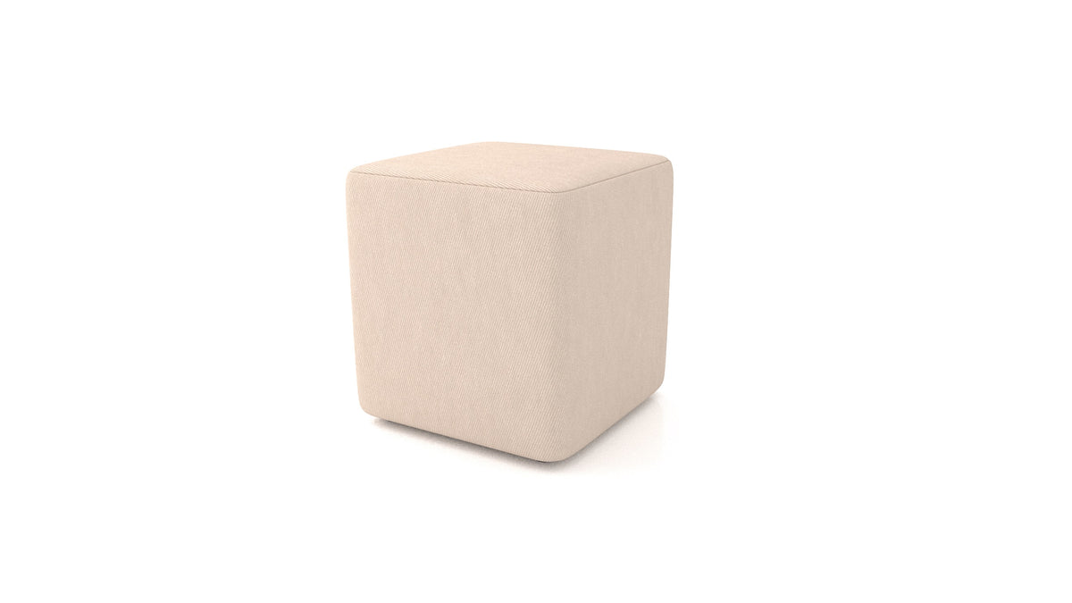 Pouf TA-3, pouf FEYDOM in tessuto Mollia HC-03 Honey