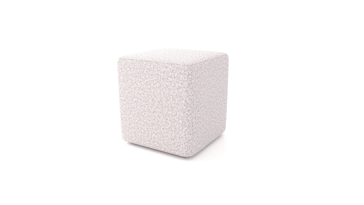 Pouf TA-3, pouf FEYDOM in tessuto Hygge HG-09 Light Grey