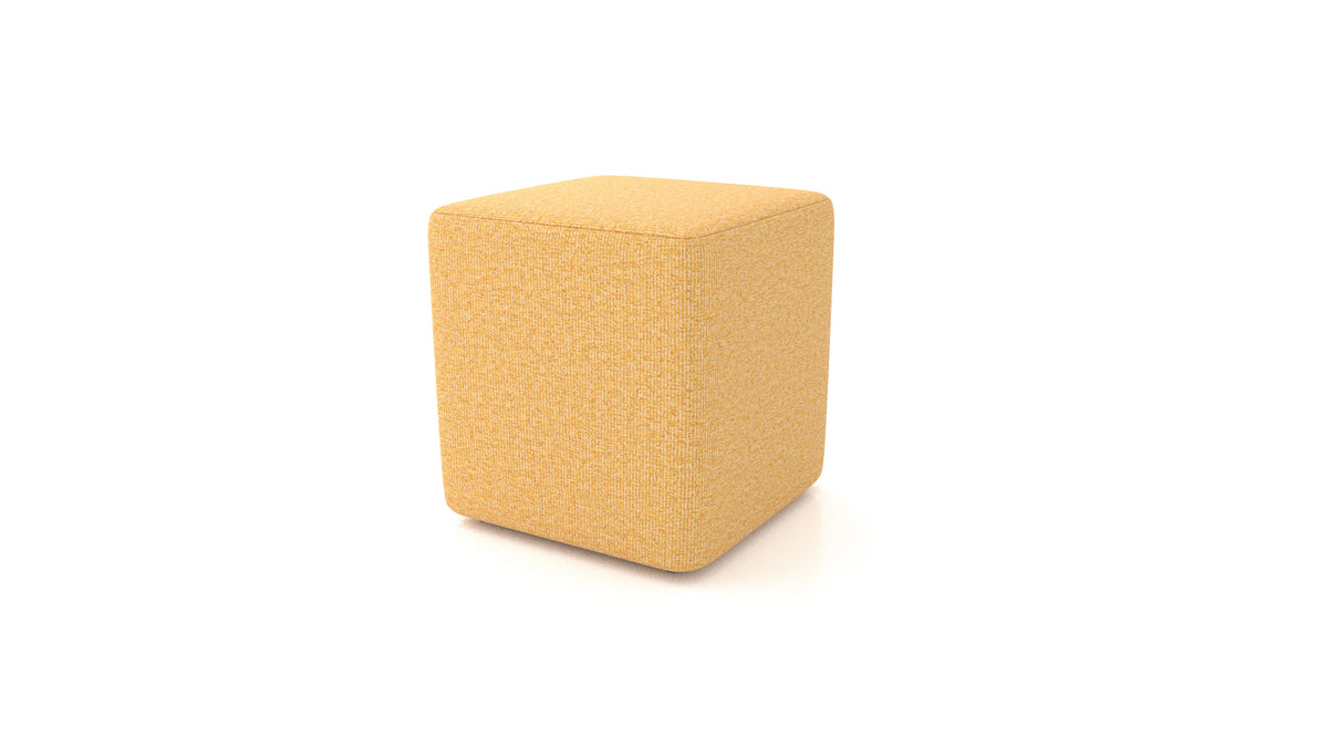 Pouf TA-3, pouf FEYDOM in tessuto Hygge HG-53 Yellow