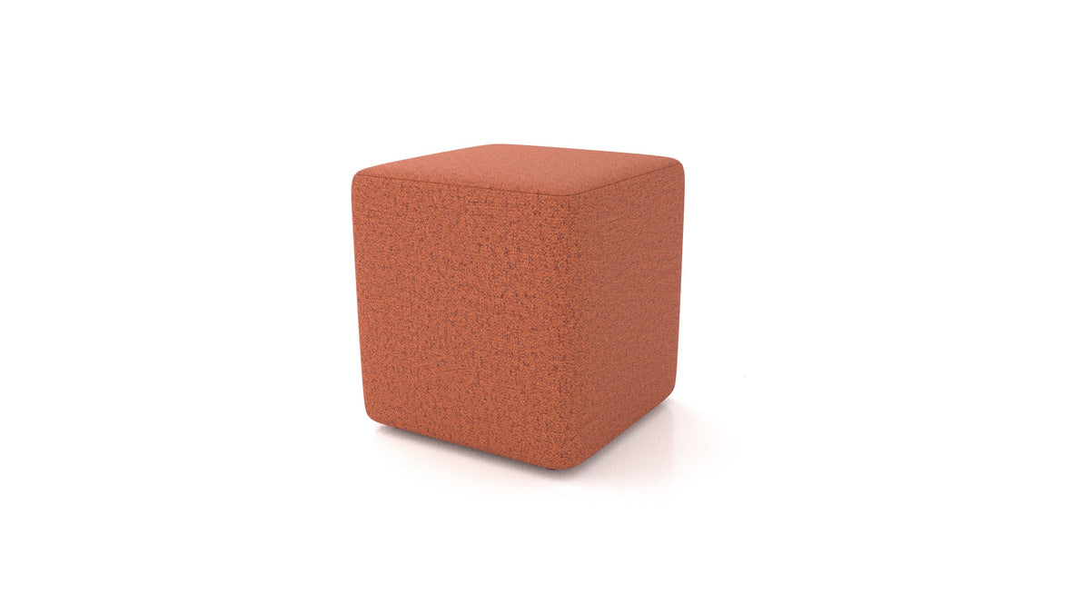 Pouf TA-3, pouf FEYDOM in tessuto Hygge HG-56 Terracotta