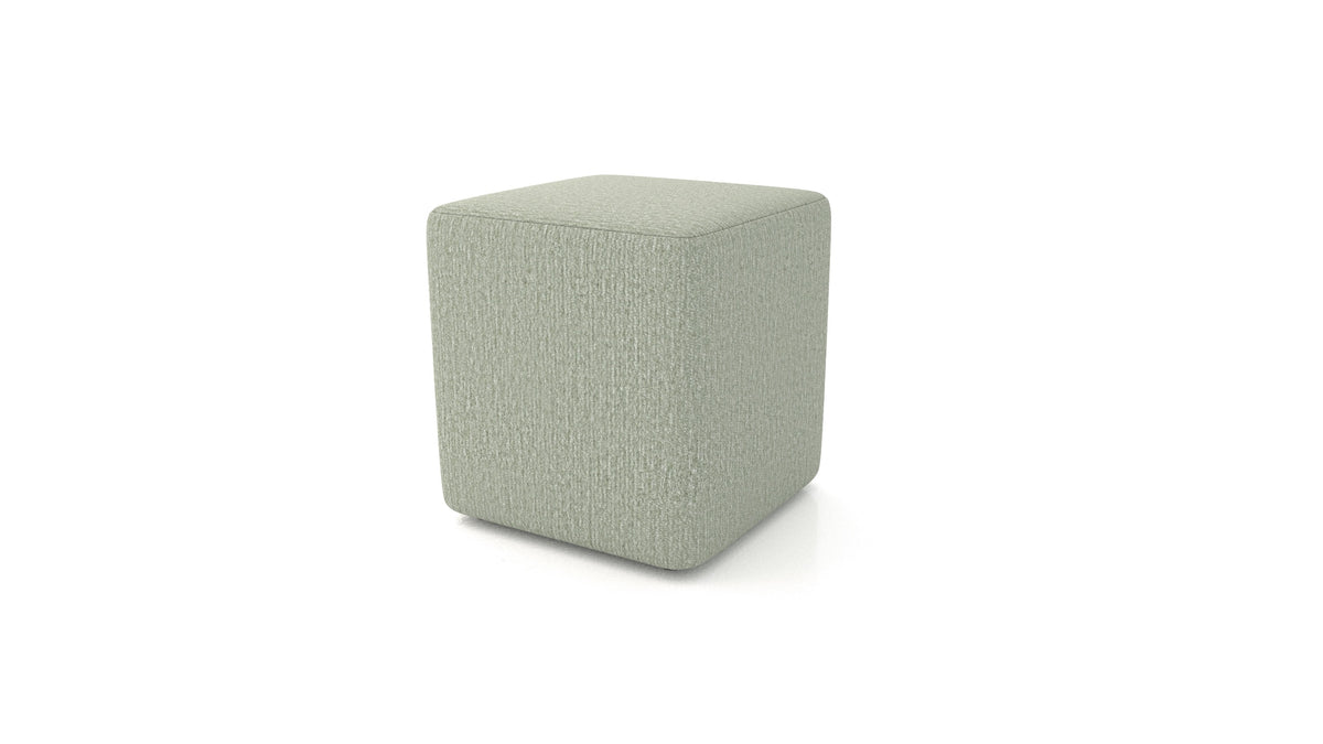 Pouf TA-3, pouf FEYDOM in tessuto Heim HM-34 Jade