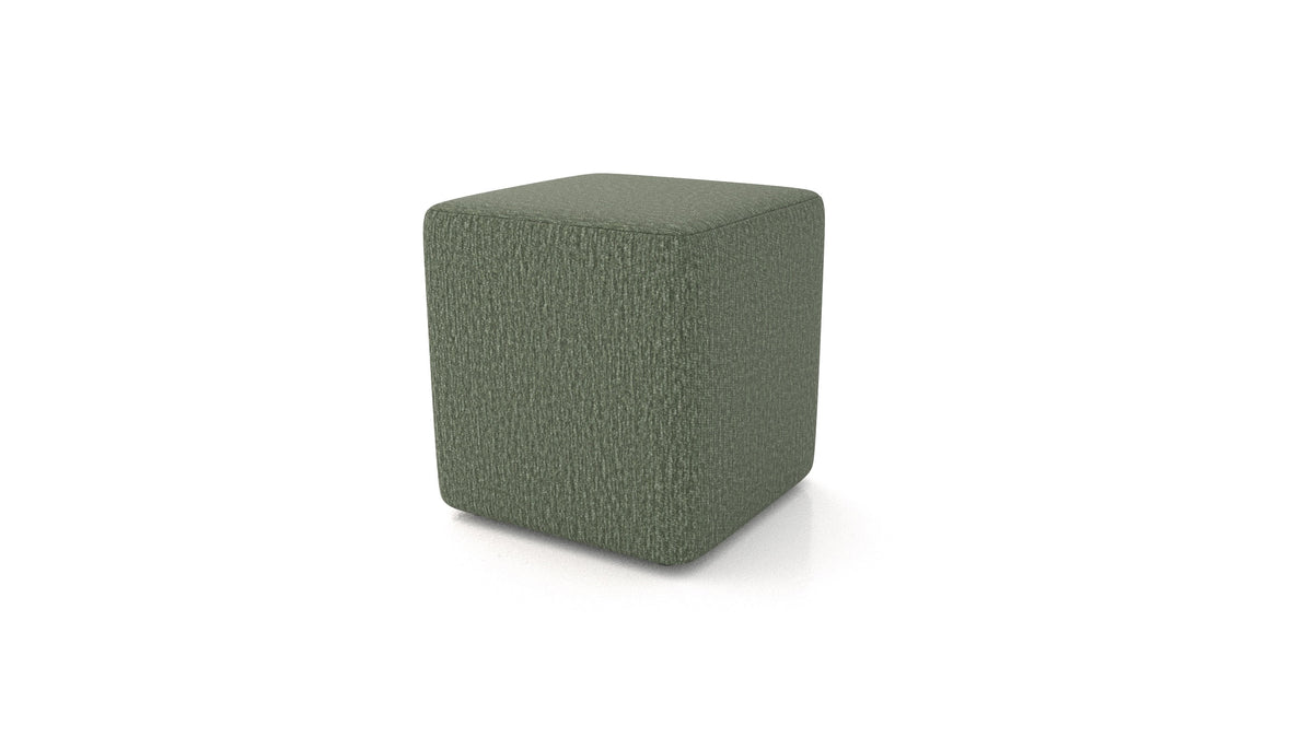 Pouf TA-3, pouf FEYDOM in tessuto Heim HM-39 Forest