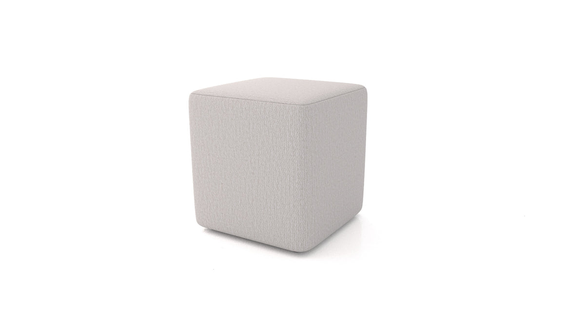 Pouf TA-3, pouf FEYDOM in tessuto Heim HM-86 Light Grey